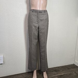 Pendleton straight-leg boxy trousers in 100% virgin wool with brown lining S 10